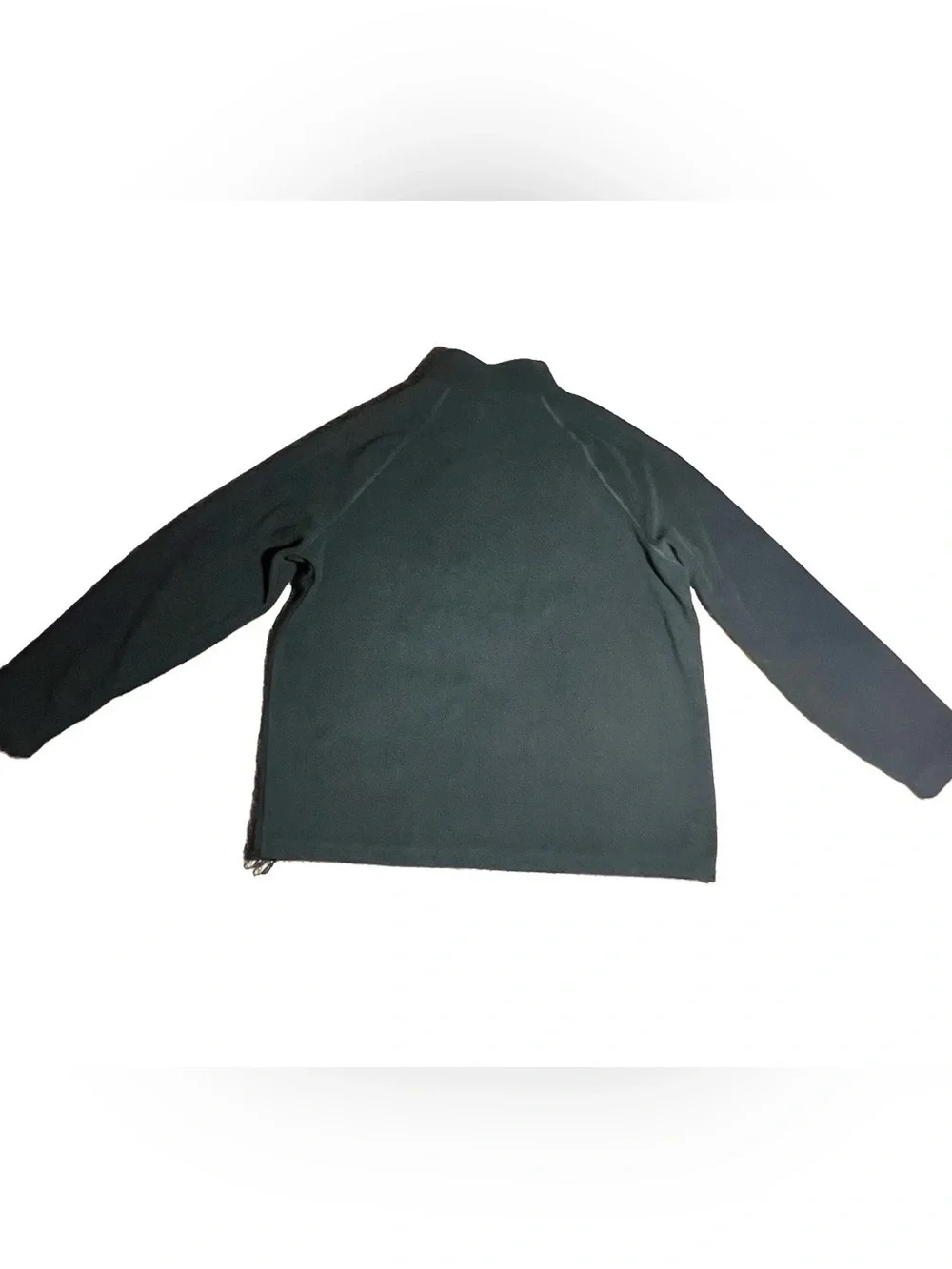 Bass Pro Shops Black Quarter-Zip Fleece with Gray Collar and Embroidered Logo